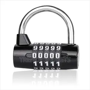 Quality 48mm Steel 5 Dial Combination Padlock
