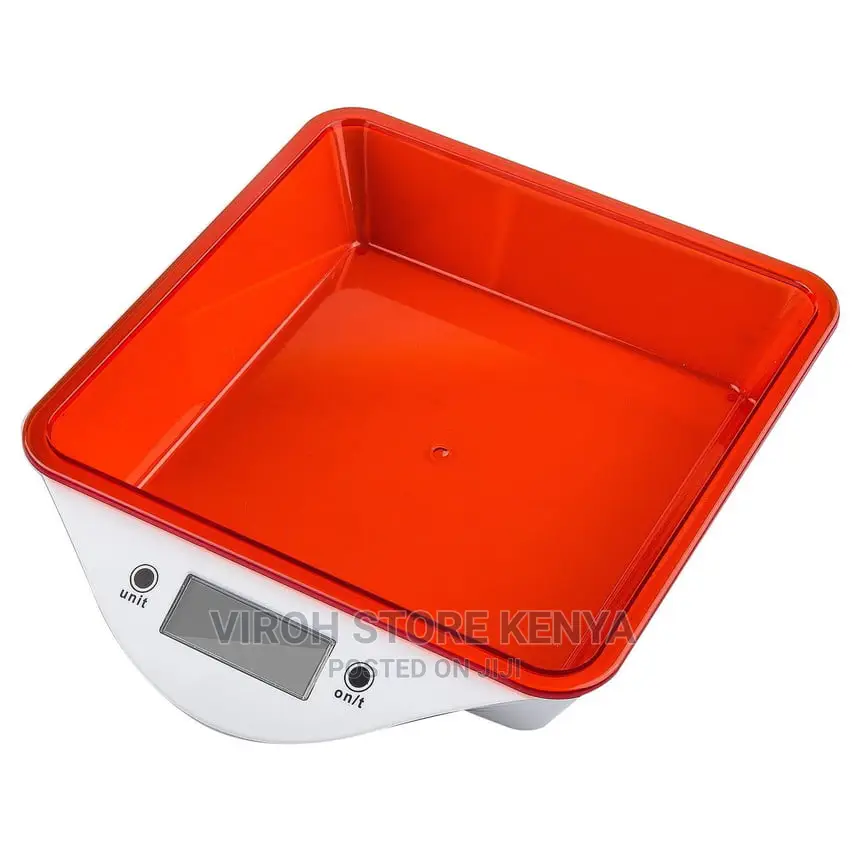 Digital Kitchen Scale With 5kg Container Bowl LCD Display