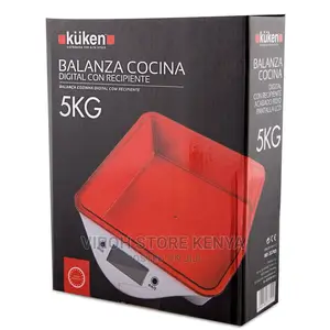 Digital Kitchen Scale With 5kg Container Bowl LCD Display