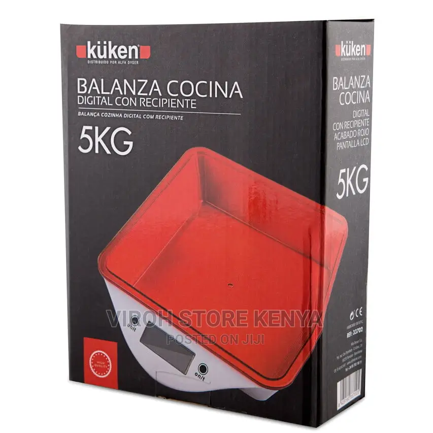 Digital Kitchen Scale With 5kg Container Bowl LCD Display