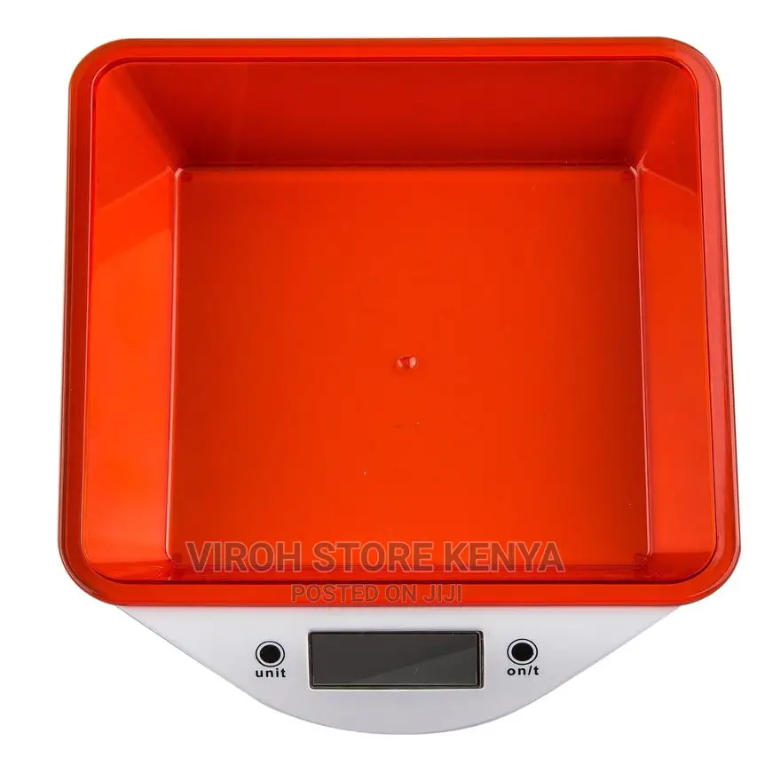 Digital Kitchen Scale With 5kg Container Bowl LCD Display