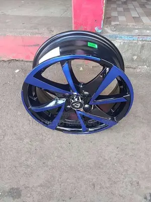 Toyota Rims 14 Inch Set Blue Black