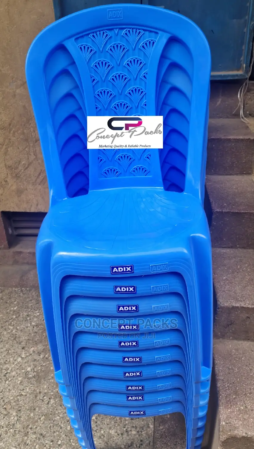 Armless Plastic Chair. Adix.