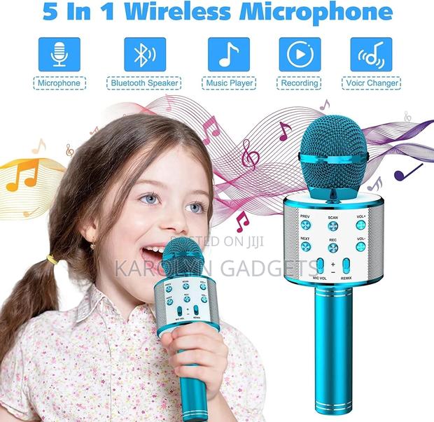 Professional Bluetooth Karaoke Microphone Speaker - main view