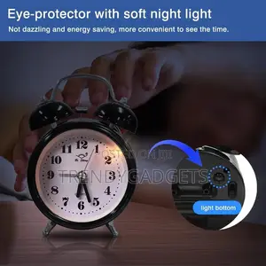 Classic Twin Bell Alarm Clock