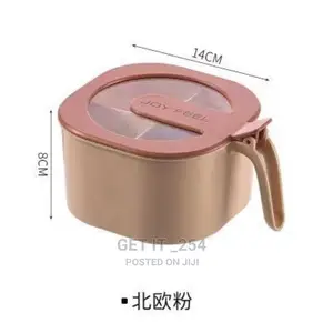 4 Partition Spice Organizer Jar Available In 3 Colours*