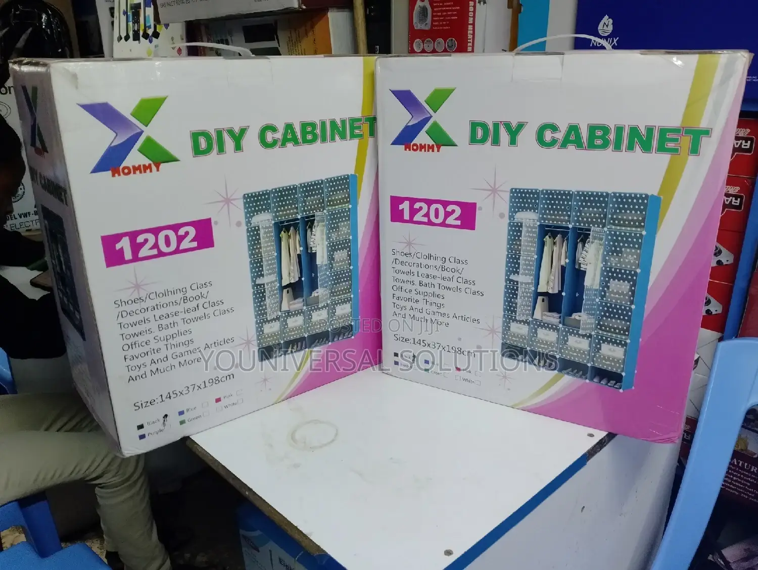DIY Plastic Portable Cabinet