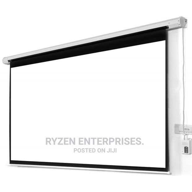 Electric Projector Screen 200×200mm - main view