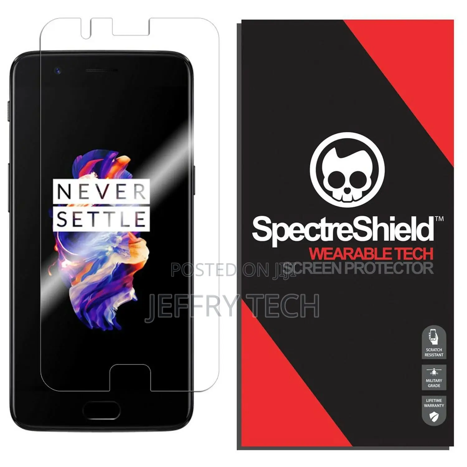 Oneplus 5 Screen Protector Case Friendly Spectre Shield