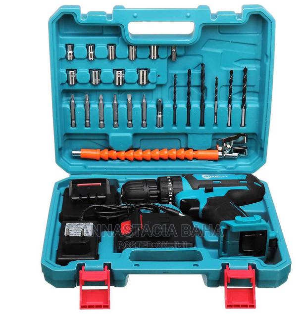 Makita 26v Rechargable Cordless Drill With Accessories - main view