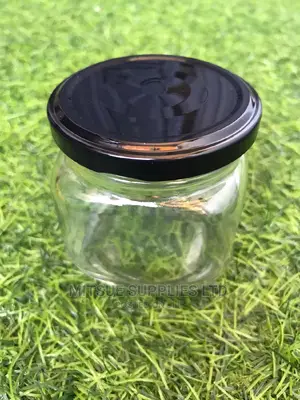 A Set of 10 Glass Jars With Airtight Metal Lids- 207ml