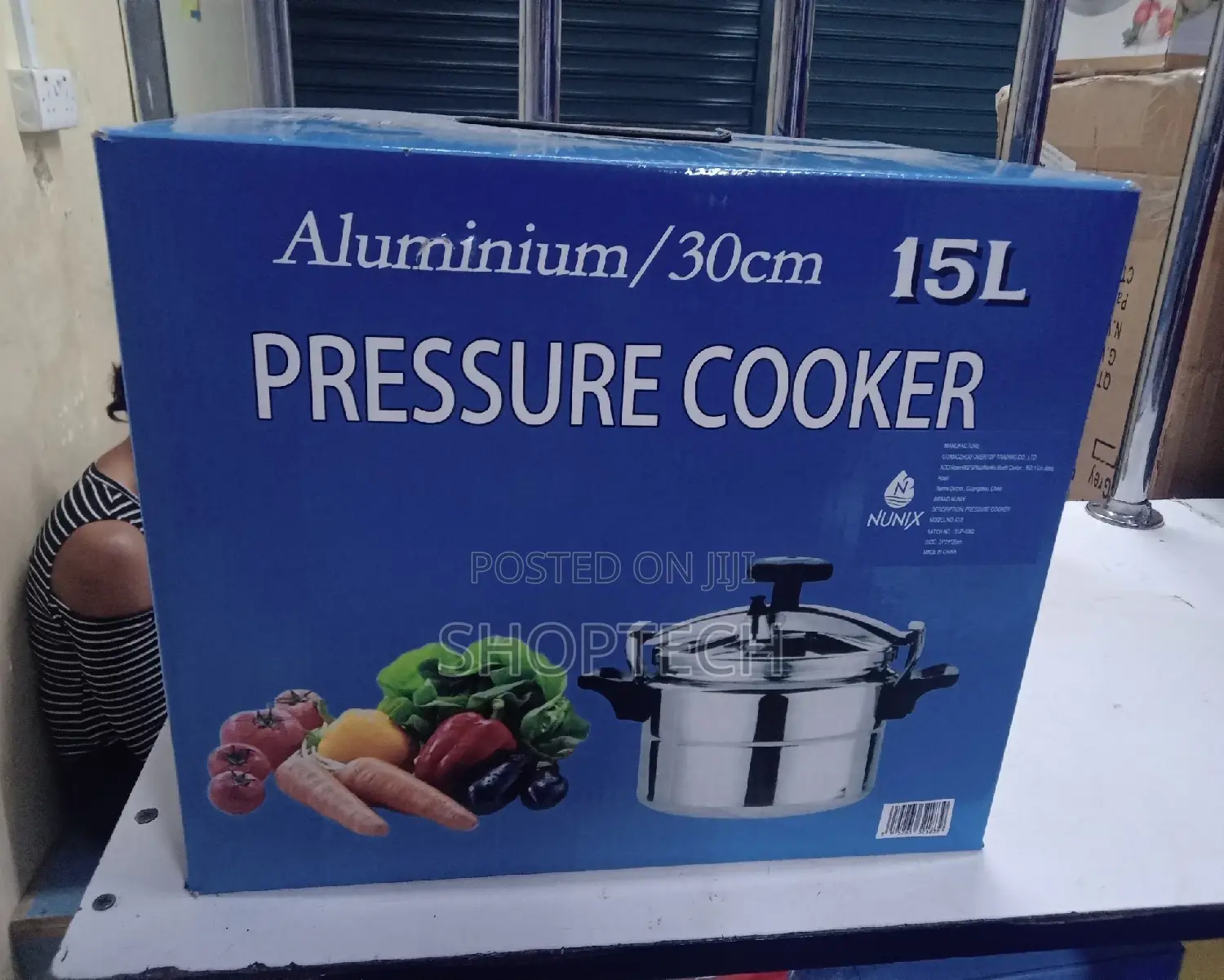 Nunix 15L Aluminum Pressure Cooker