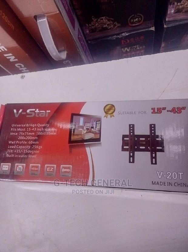 Tilting v-20t Wall Bracket for 15-43inch Screens - main view