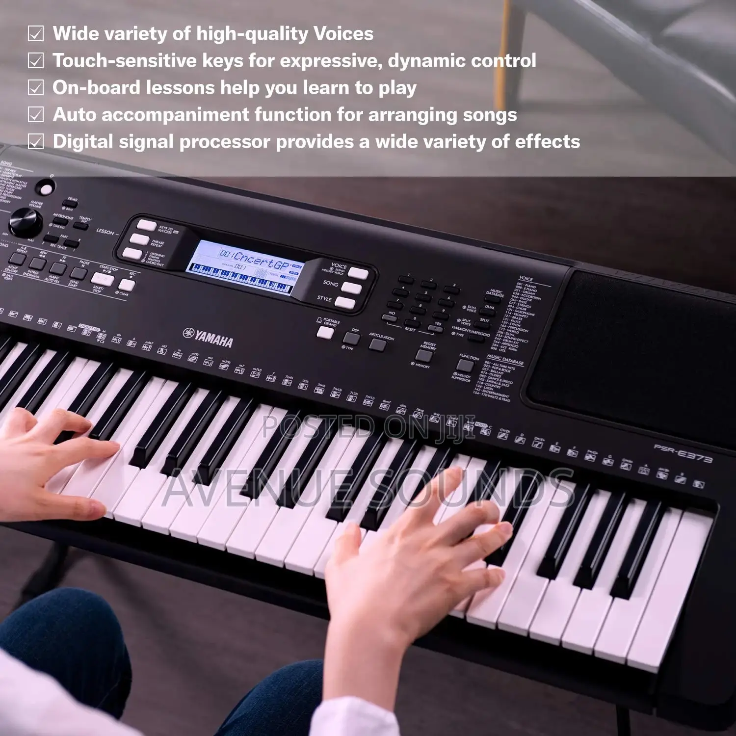 Yamaha Digital Pianos - (Psre373)