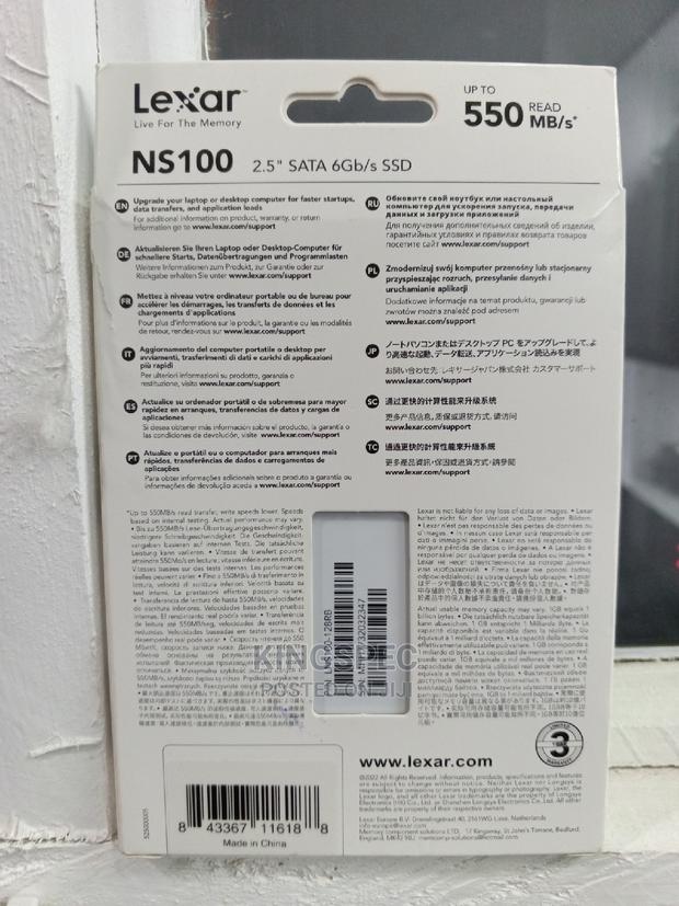 Lexar Ns100 2.5" Sata 6gb/S SSD 128gb - thumbnail 2