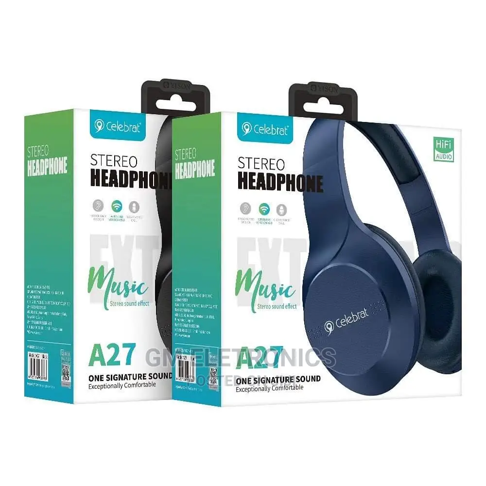 Celebrat A27 Bluetooth Headphones.