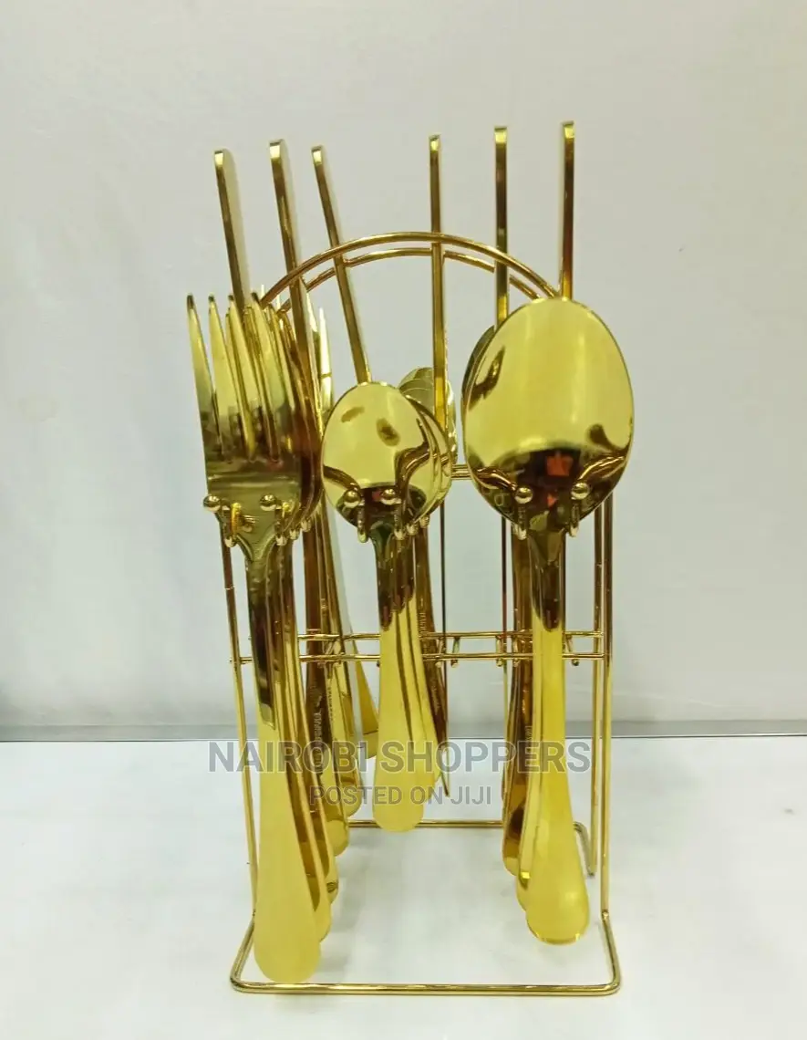 Cutlery Set of 24pcs Gold Set