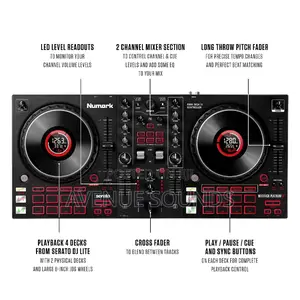 Numark Mixtrack Platinum FX DJ Controller, for Serato DJ