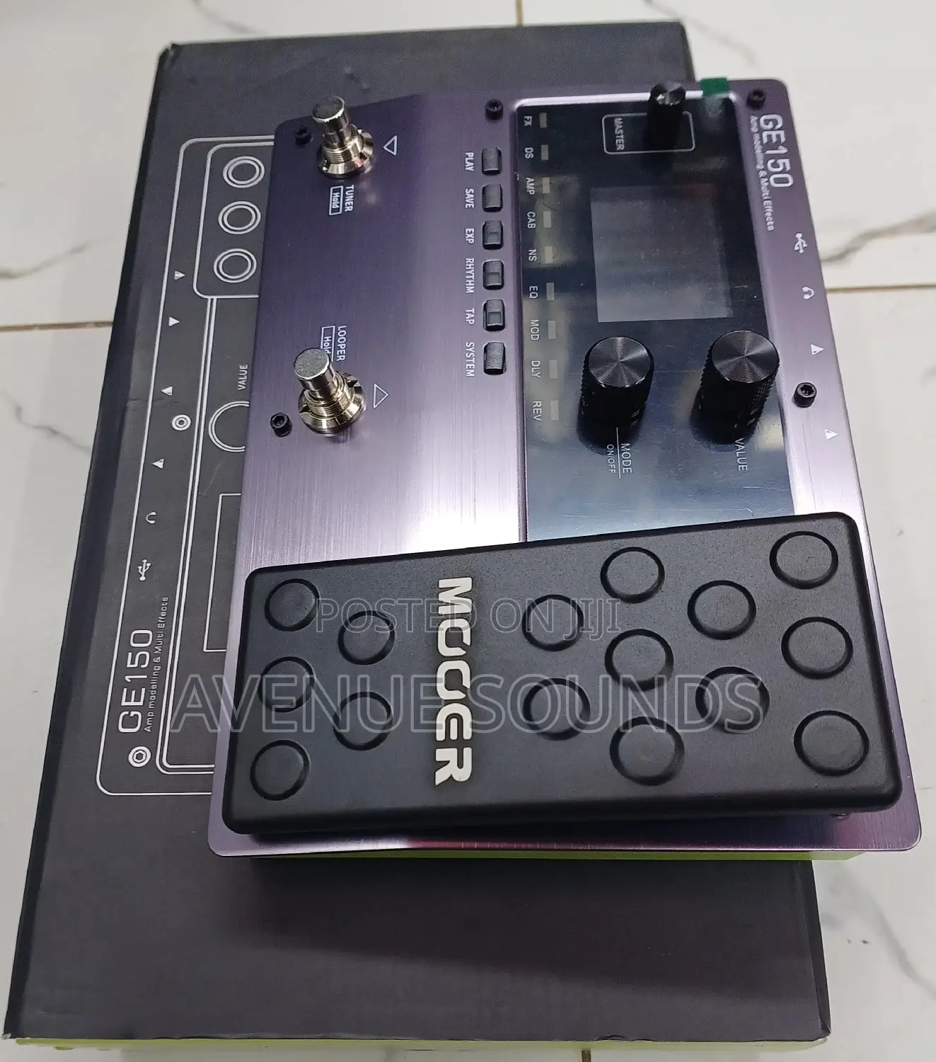 MOOER GE150 Guitar Multi-effects Pedal Modeling Pedal