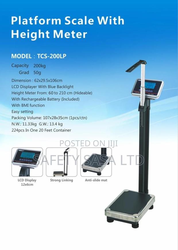 Digital Height Weight Scale With BMI Readings