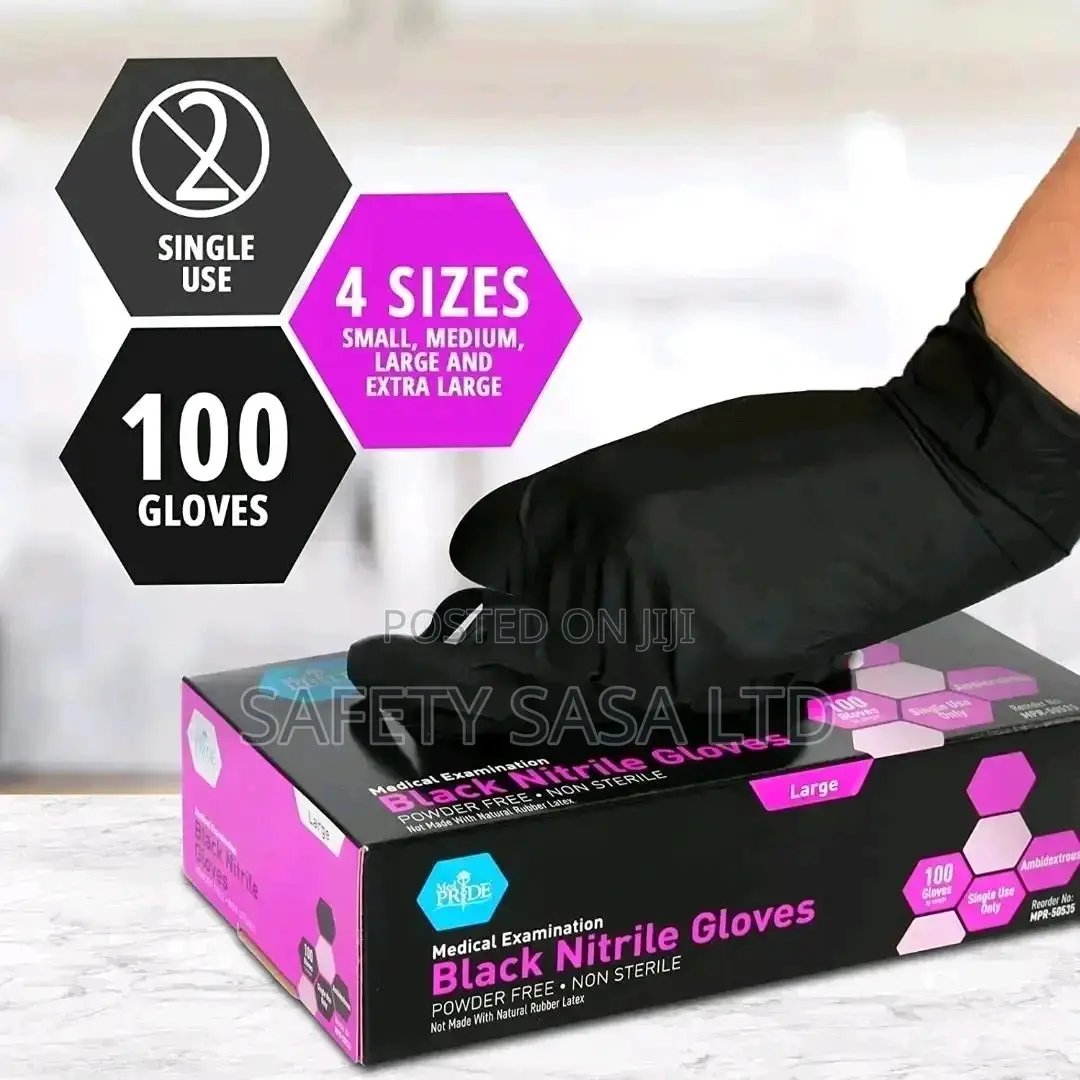 Black Nitrile Gloves Disposable Ones
