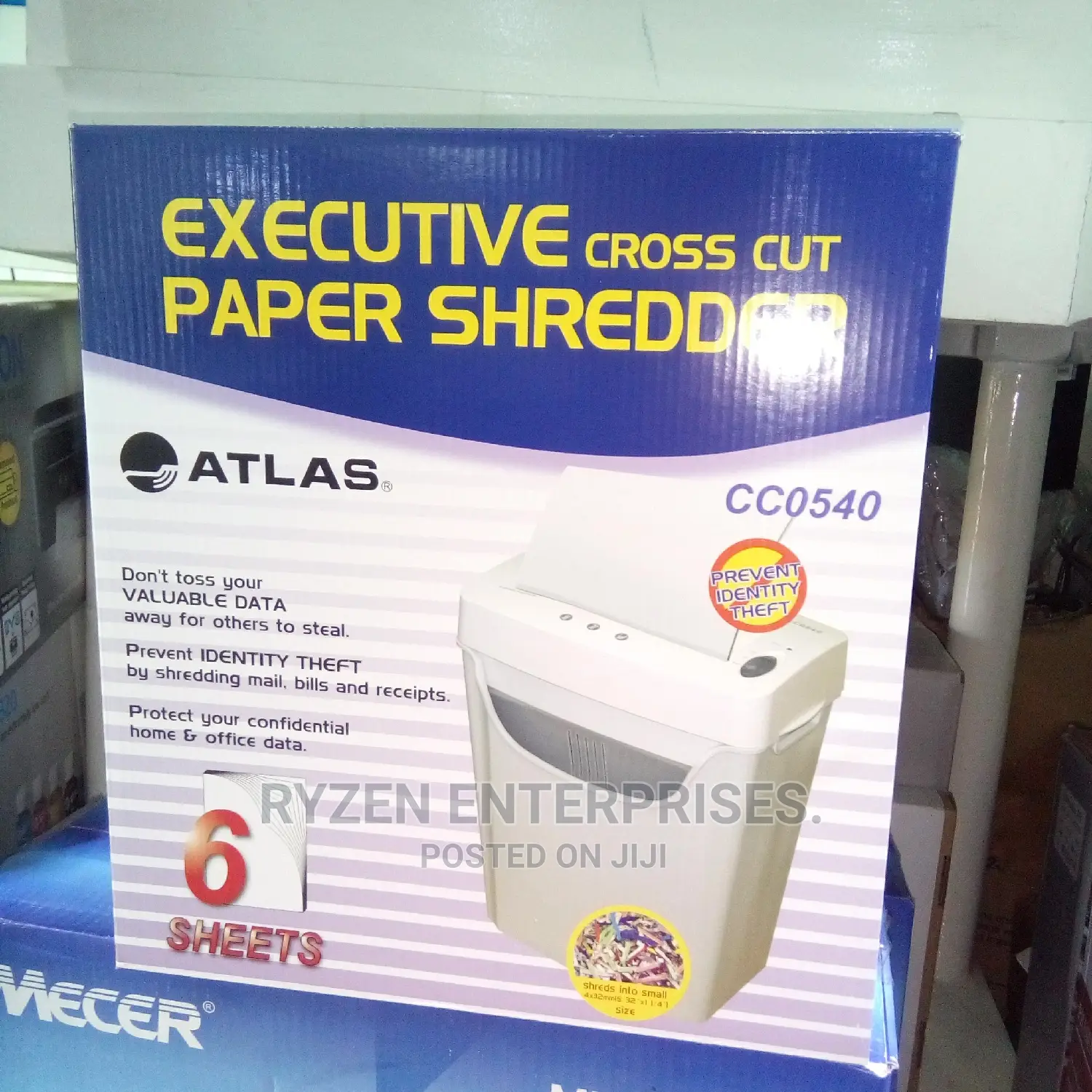 Atlas CC0540 Shredder/Cc0540 6 Sheets Atlas Shredder CC0540
