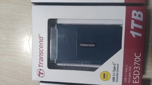 Transcend ESD370C Portable External SSD 1TB - Navy Blue - main view