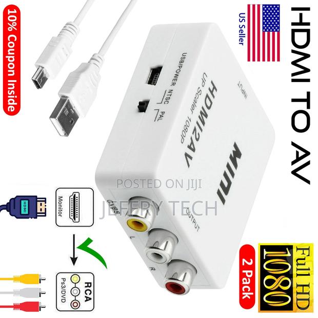 HDMI to AV Converter HD Adapter Hdmi to RCA - thumbnail 2