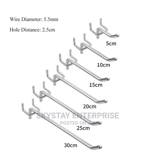 Pegboard Display Hooks 10cm 20cm - thumbnail 2