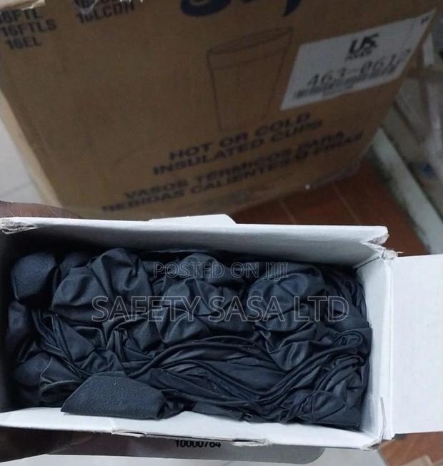 Black Nitrile Gloves Disposable Ones - thumbnail 3
