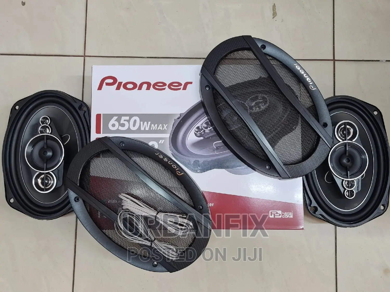 Pioneer Oval 650 Watts 6 by 9 Speakers