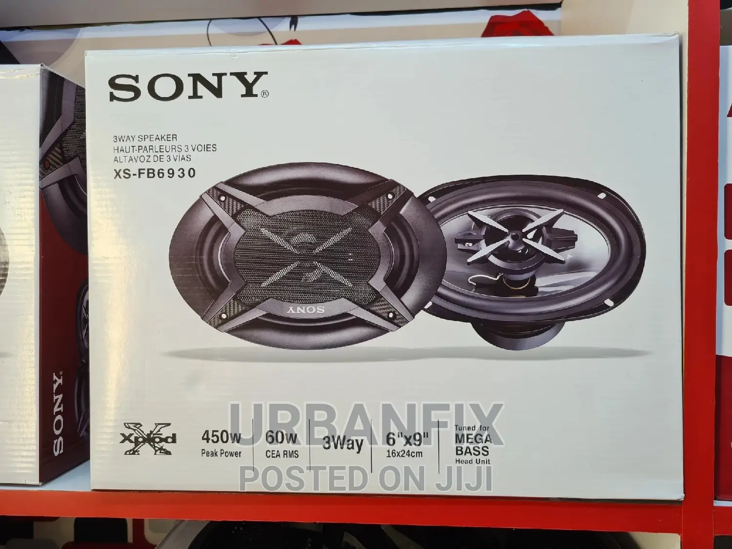 Powerful Sony 450 Watts Oval Midrange Speakers