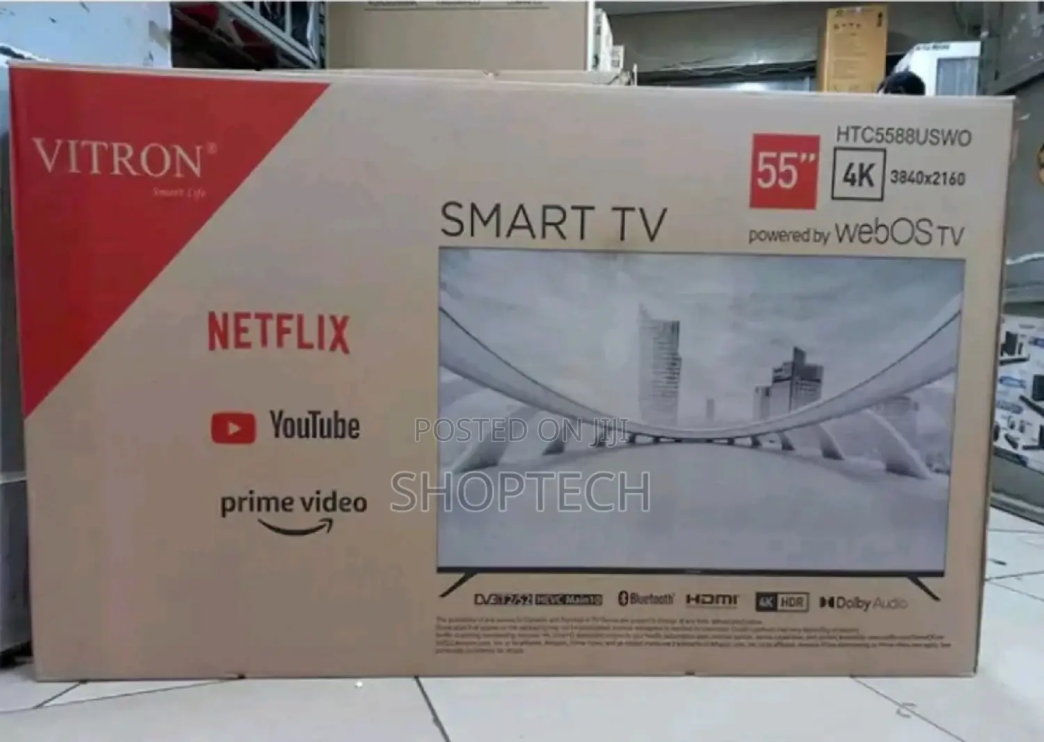 Vitron 5588USWO,55" Inch HDR Smart Webos TV, Bluetooth