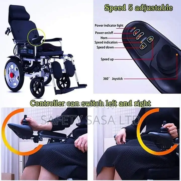 Electric Wheelchair Automatic Adjustment Reclining
