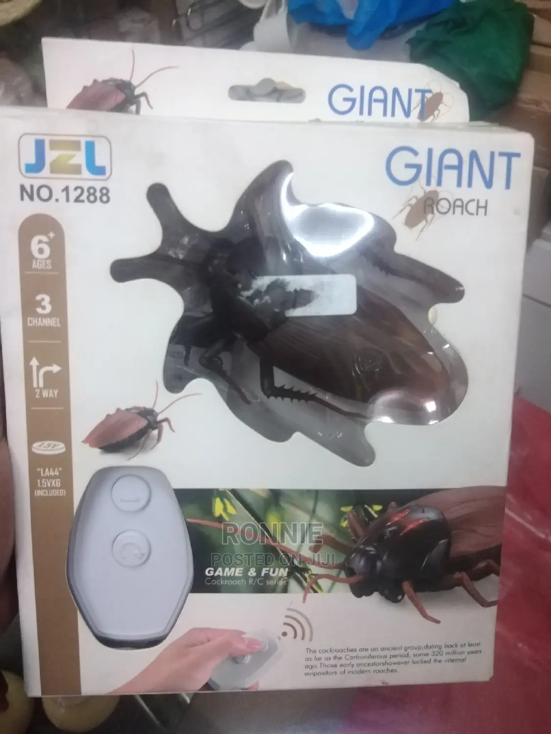 Big Giant Remote Controlled Cockroach for Pranks