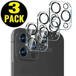 iPhone 14 13 12 11 Pro Max Tempered Glass Camera Lens Cover