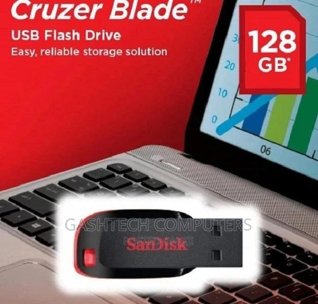 Sandisk 128GB Cruzer Blade USB 2.0 Flash Drive 128G - main view