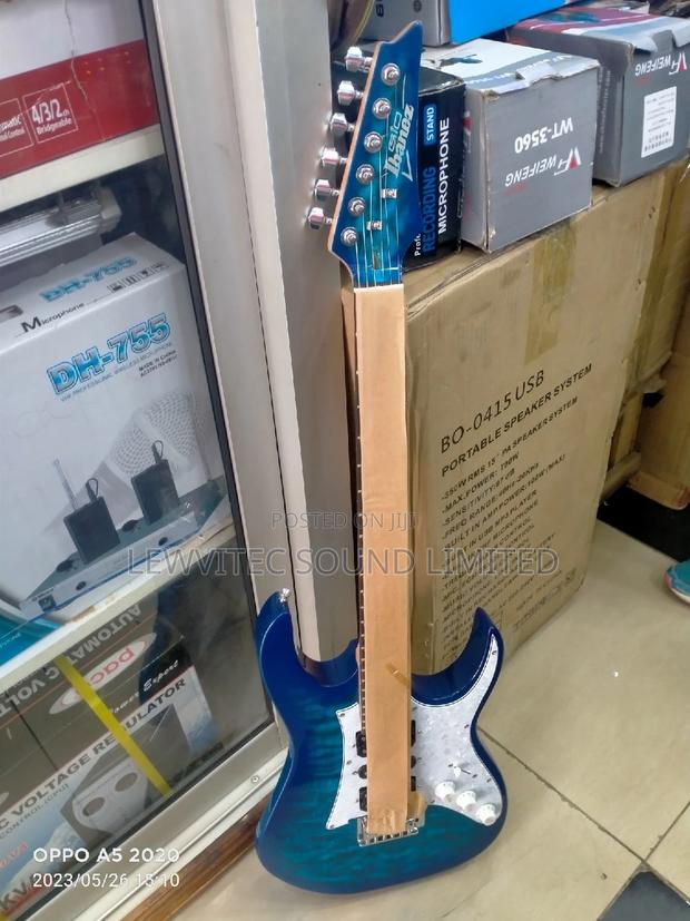 Blue Ibanez Solo - main view