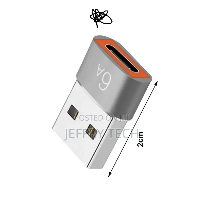 Type-C Converter Type-C Female to USB 3.0 Silver