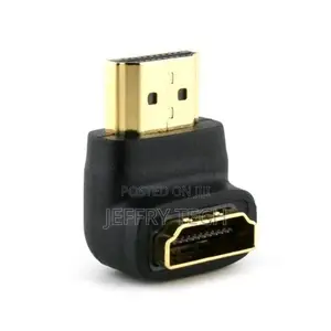 Hdmi-Compatible Male to Hdmi-Compatible Female 90 Degree