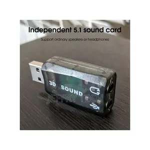 Generic Audio Card Clear Sound Audio Card Black