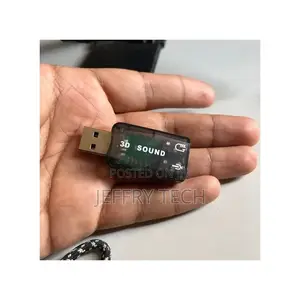 Generic Audio Card Clear Sound Audio Card Black