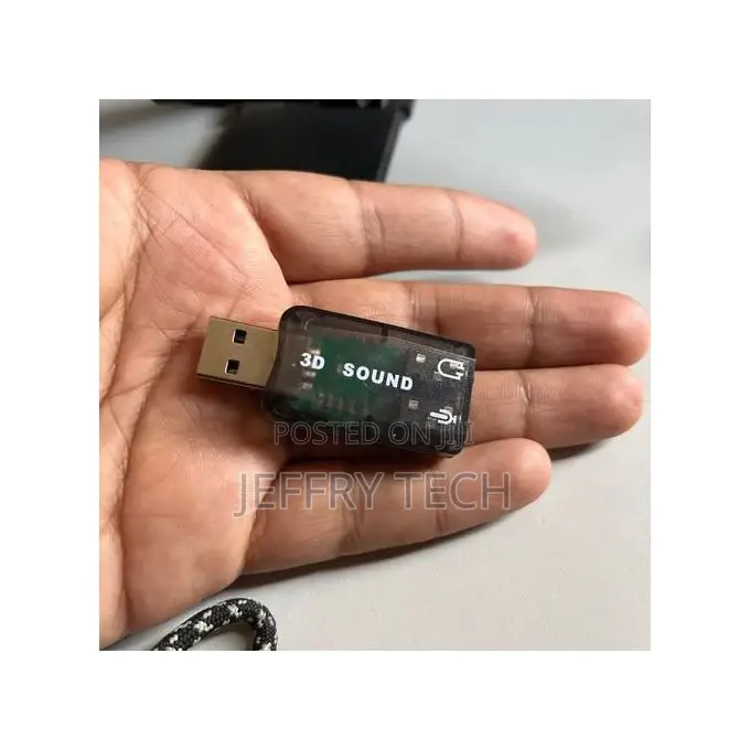 Generic Audio Card Clear Sound Audio Card Black
