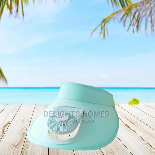 Sun Visor Hats With USB Fan - main view