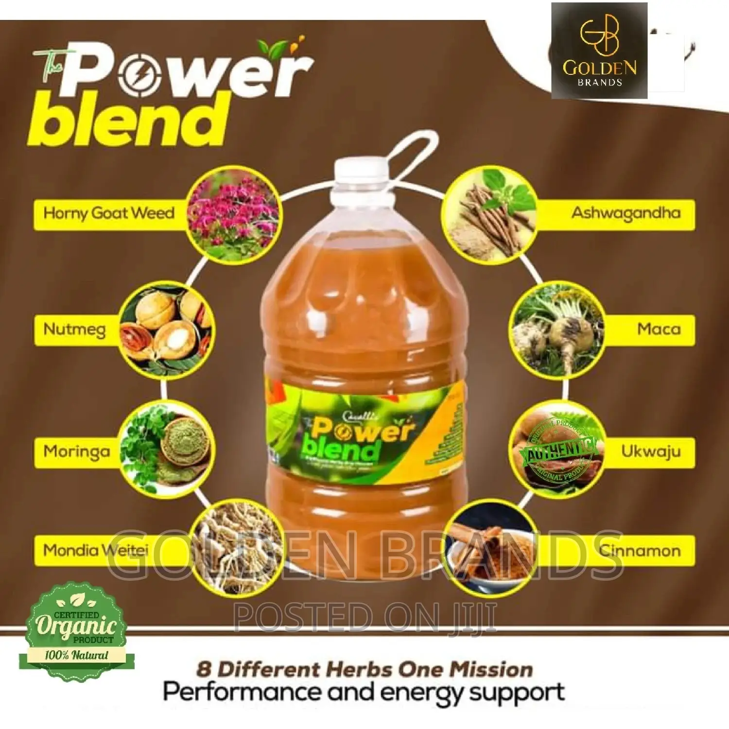 Superpower Libido Sexual Booster 5 Liters of 8 Super Herbs