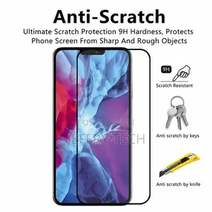 5 Tempered Glass Full Screen Protector for iPhone 14 Plus 13
