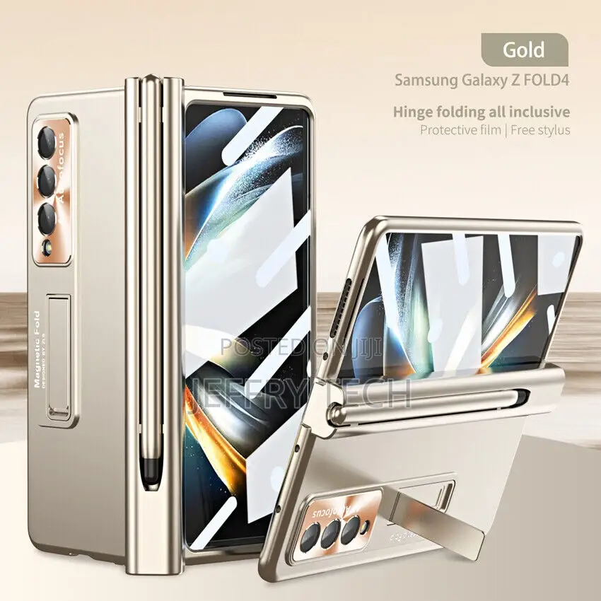 Case Hard Frame Tempered Glass for Samsung Galaxy Z Fold4 Fo