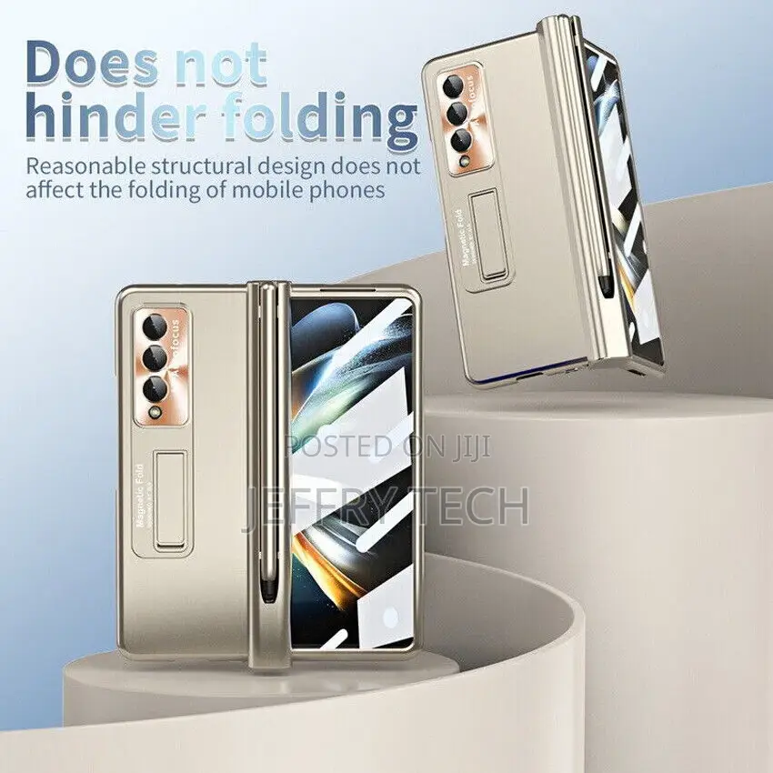 Case Hard Frame Tempered Glass for Samsung Galaxy Z Fold4 Fo