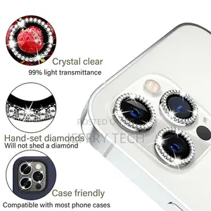 Metal Ring Lens Glass for iPhone 14 Pro 13 Pro 12 11 Pro Cam