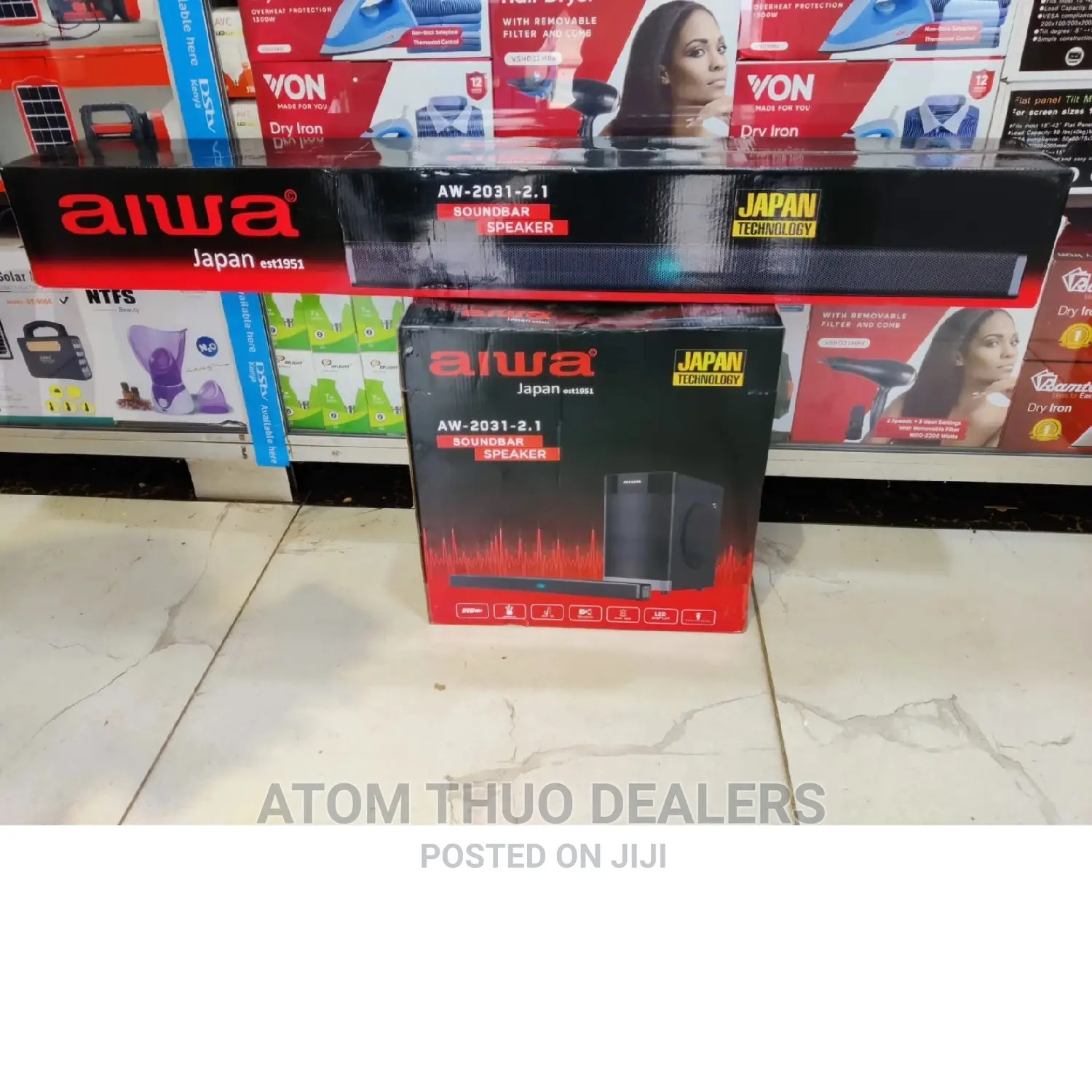 *Aiwa Sound Bar Available